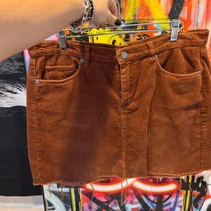 Corduroy Skirt